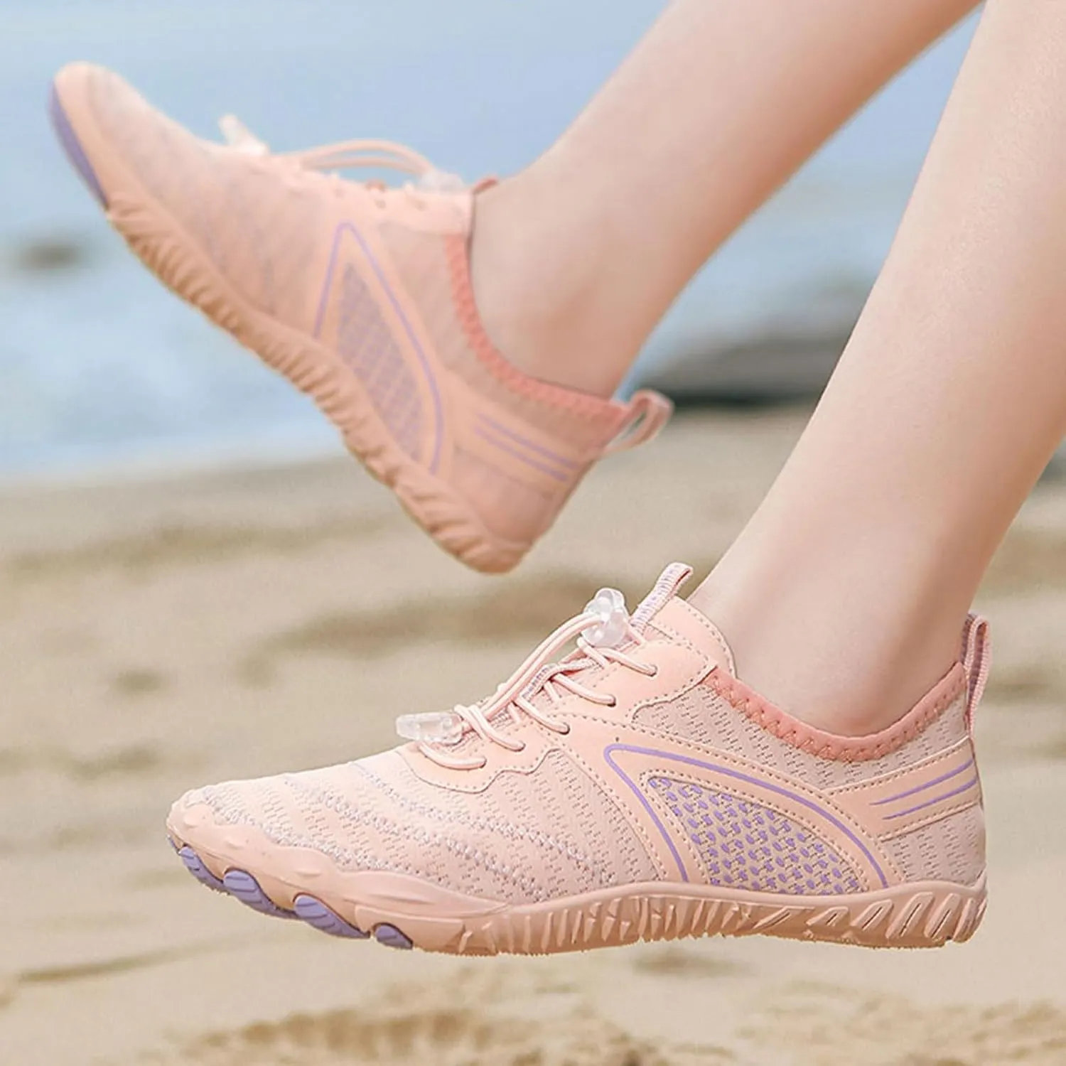 Hike Barefoot Shoes for Women Men Non-Slip&Zero Drop Water Shoes,Waterproof Trail Running Beach Barefoot,Outdoor Lightweight Breathable Wide Toe Box Hiking Footwear,Fashion Comfort Footwear Unisex