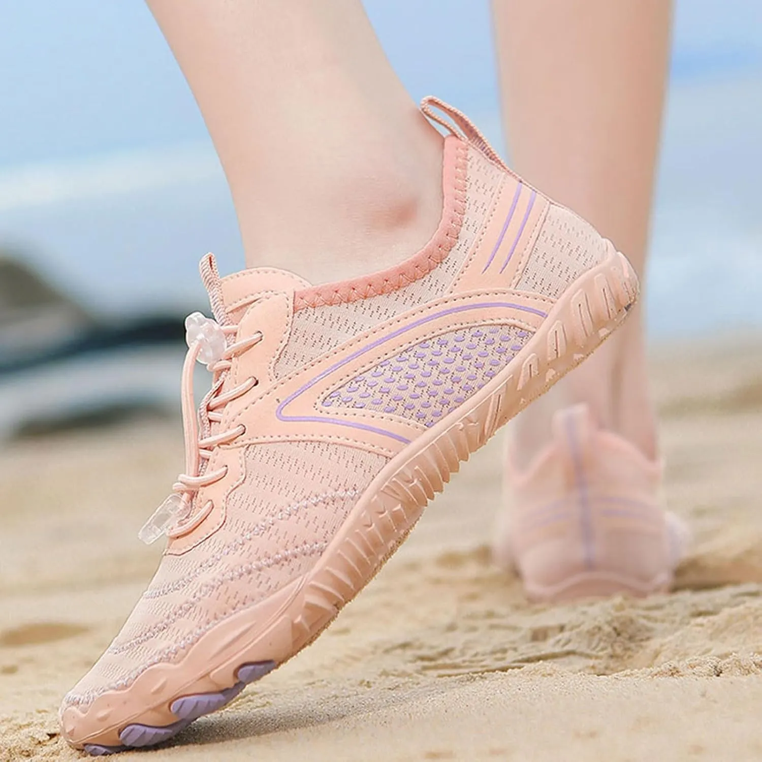 Hike Barefoot Shoes for Women Men Non-Slip&Zero Drop Water Shoes,Waterproof Trail Running Beach Barefoot,Outdoor Lightweight Breathable Wide Toe Box Hiking Footwear,Fashion Comfort Footwear Unisex