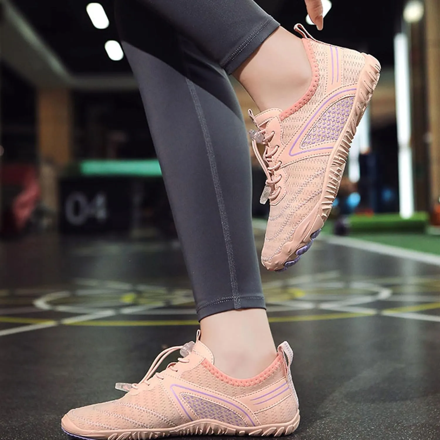 Hike Barefoot Shoes for Women Men Non-Slip&Zero Drop Water Shoes,Waterproof Trail Running Beach Barefoot,Outdoor Lightweight Breathable Wide Toe Box Hiking Footwear,Fashion Comfort Footwear Unisex