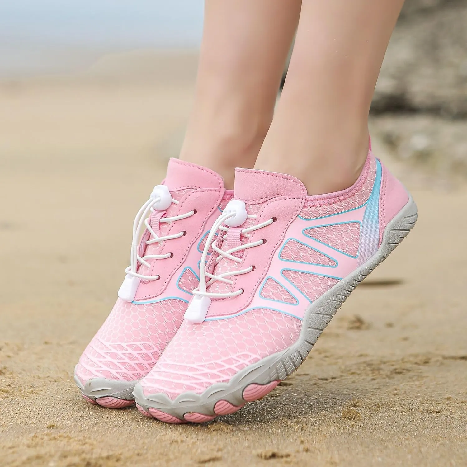 Hike Barefoot Shoes Women Men Pro Barefoot Shoes with Wide Toe Box Healthy and Non-Slip Breathable Quick Dry Zero Drop Trail Running Shoe Hiking Athletic Sneakers Hiking Shoe