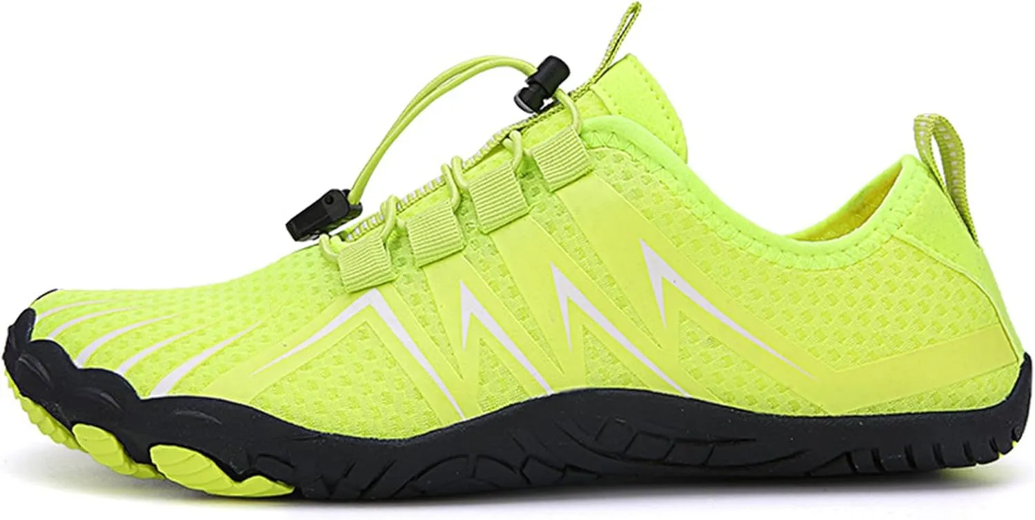 Hike Barefoot Shoes Womens Mens Pro Barefoot Shoes Breathable & Non-Slip Athletic Footwear Wide Toe Water Shoe Walking Barefoot Sneakers Unisex Running, Hiking and Daily Wear