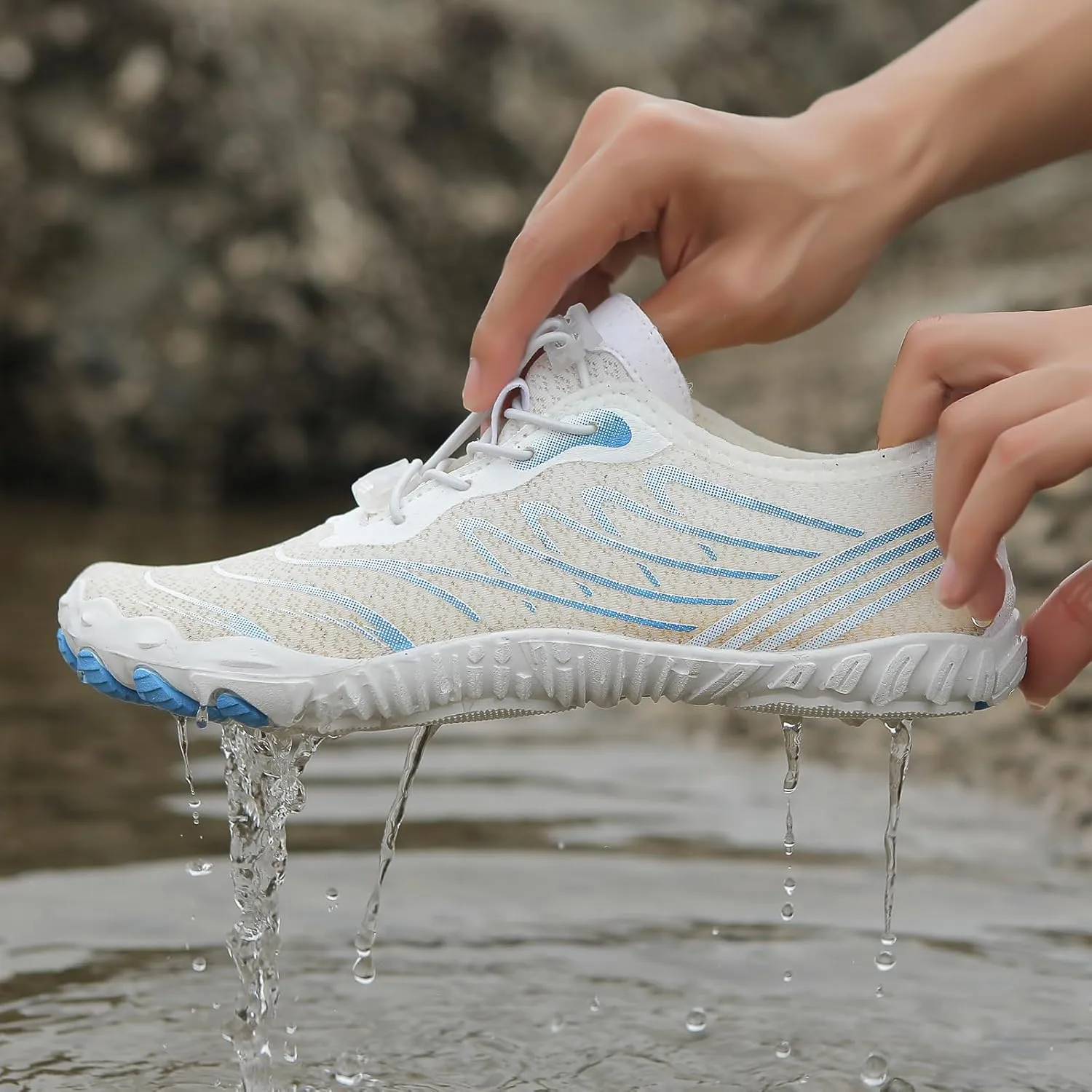 Hiking Footwear Barefoot Womens Mens Hike Barefoot Shoes Footwear Pro Barefoot Shoes with Wide Toe Box Healthy & Non-Slip Barefoot Shoes Unisex Quick Dry Zero Drop Trail Running Shoes Sneakers