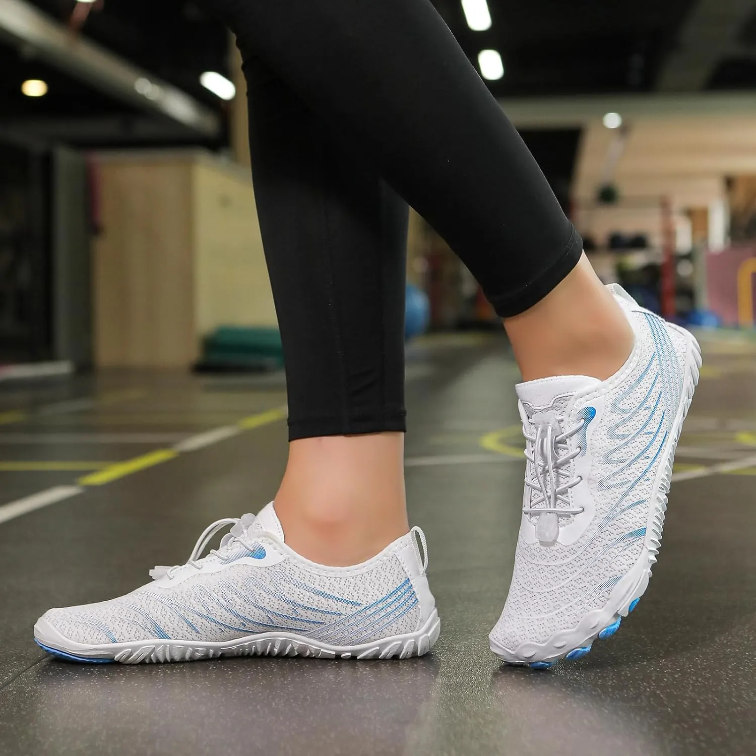 Hiking Footwear Barefoot Womens Mens Hike Barefoot Shoes Footwear Pro Barefoot Shoes with Wide Toe Box Healthy & Non-Slip Barefoot Shoes Unisex Quick Dry Zero Drop Trail Running Shoes Sneakers