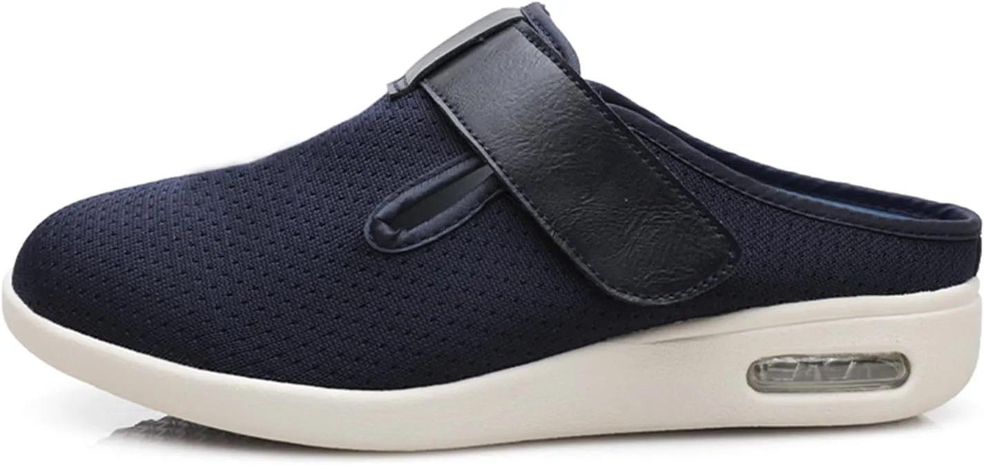 JITUUE Women's Loafers Diabetic Air-Cushion Slip-On Walking Shoes Orthopedic Breathable Casual Comfort Outdoor Shoes Memory Foam Slipper