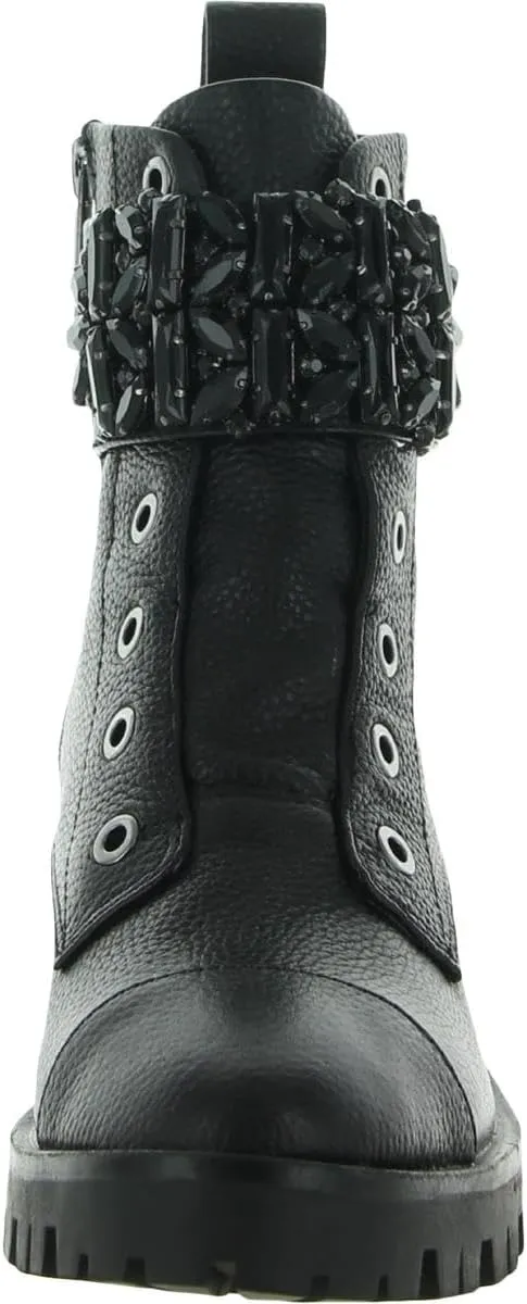 KARL LAGERFELD Women's Pippa Combat Boot