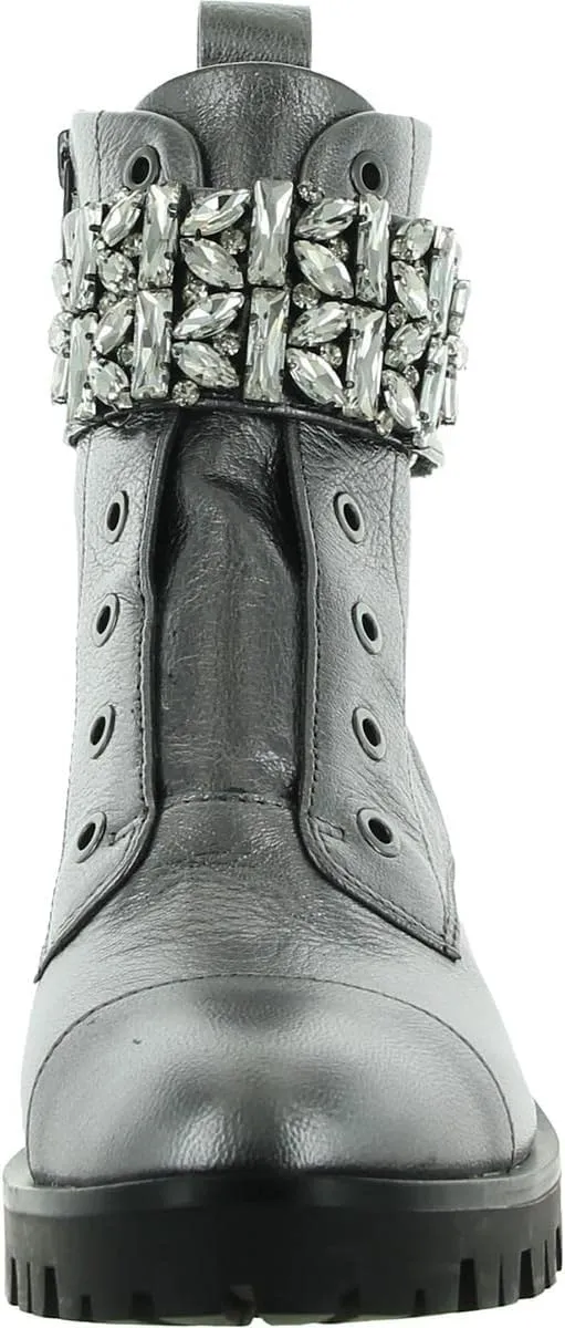 KARL LAGERFELD Women's Pippa Combat Boot