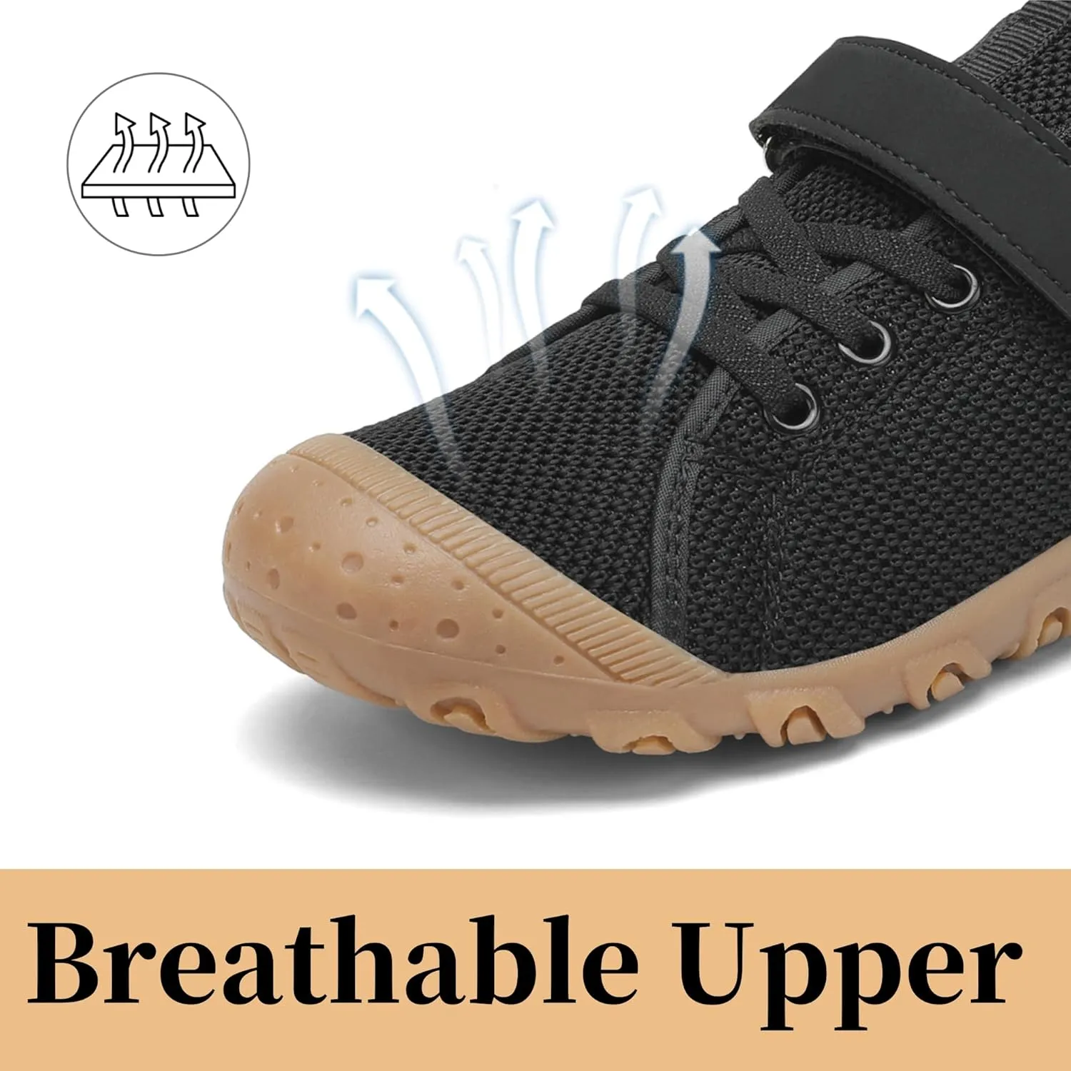 Kids Barefoot Shoes Boys Girls Sneakers,Girls Hiking Shoes, Anti Collision Boys' Trail Running Shoes, Outdoor for Walking