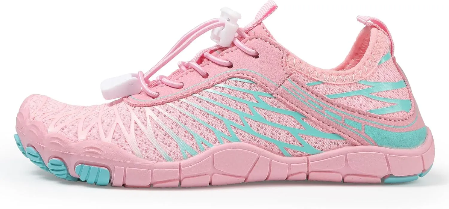 Kids Barefoot Shoes Toddler Boys Girls Sneakers Comfort Anti-Slip Walking Shoes Wide Toe Box Quick Dry Lightweigt Waterproof Breathable Shoes Non-Slip Hiking Footwear Shoes Barefoot Sneakers