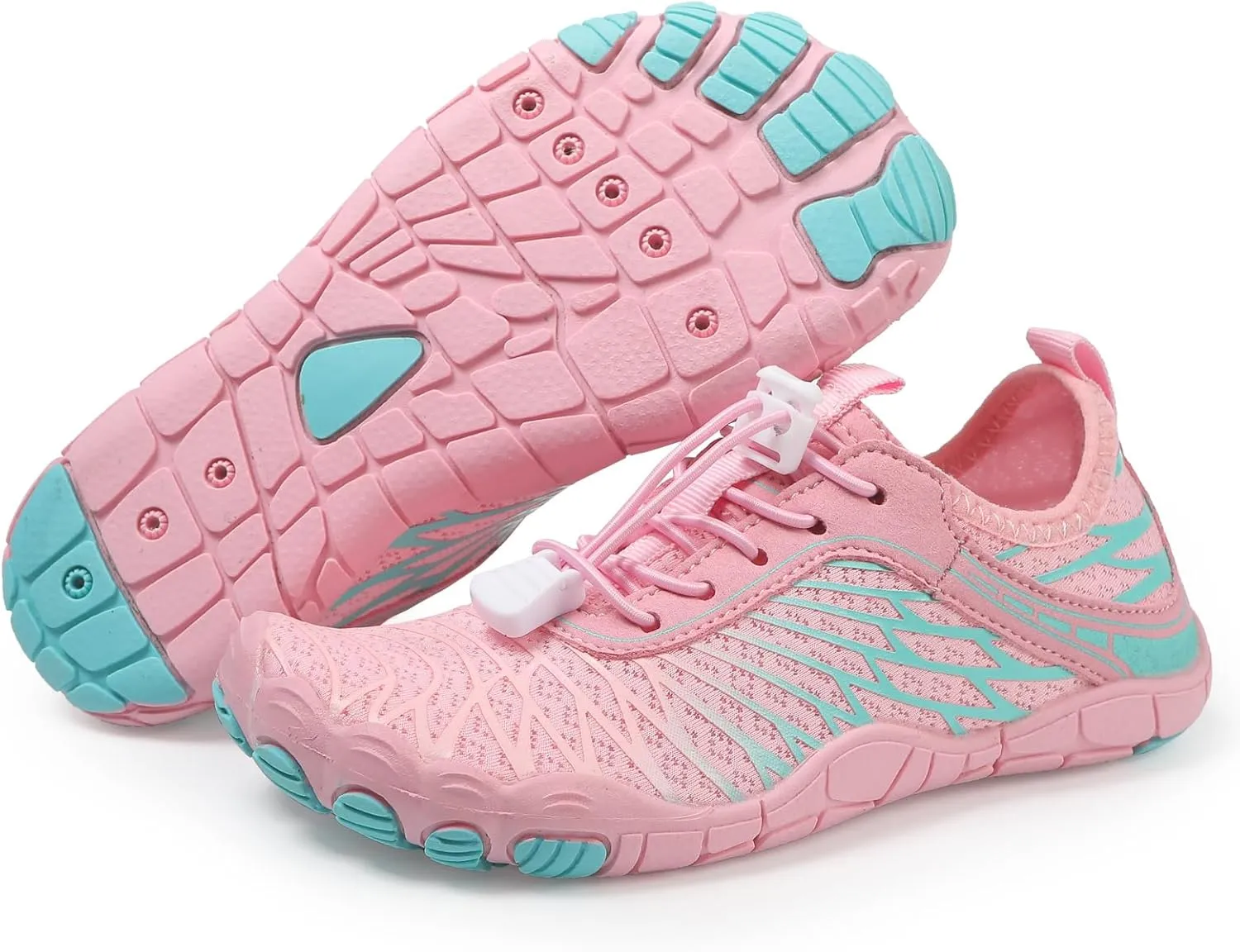 Kids Barefoot Shoes Toddler Boys Girls Sneakers Comfort Anti-Slip Walking Shoes Wide Toe Box Quick Dry Lightweigt Waterproof Breathable Shoes Non-Slip Hiking Footwear Shoes Barefoot Sneakers