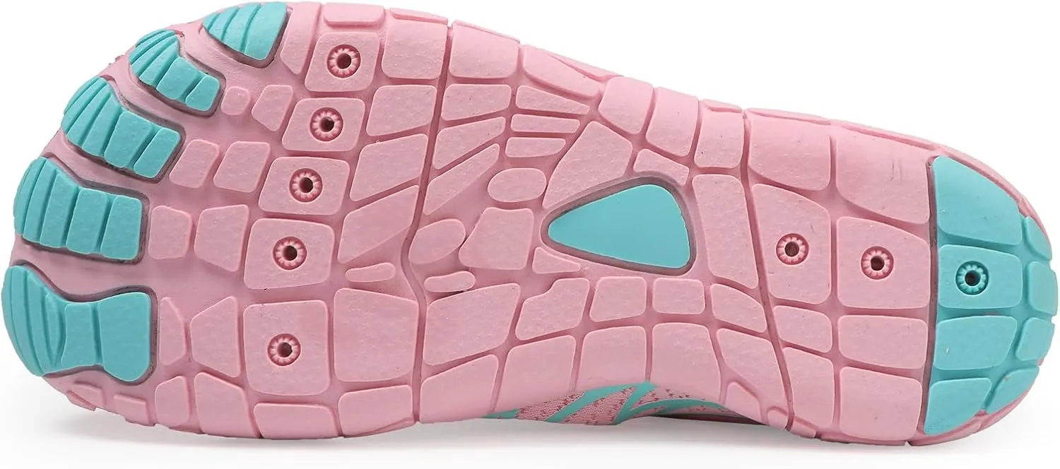 Kids Barefoot Shoes Toddler Boys Girls Sneakers Comfort Anti-Slip Walking Shoes Wide Toe Box Quick Dry Lightweigt Waterproof Breathable Shoes Non-Slip Hiking Footwear Shoes Barefoot Sneakers