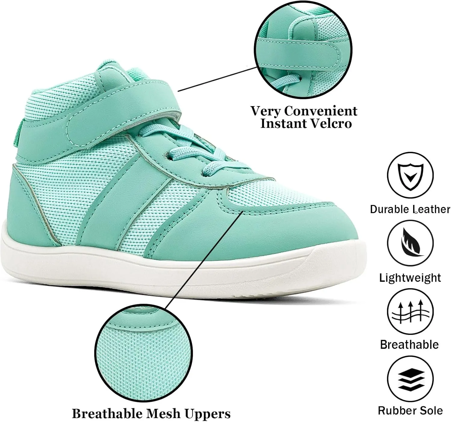 Kids Barefoot Wide Toe Shoes High Top Wrestling Boxing Shoes Comfort Hiking Boots Comfort Zero Drop Minimalist Sneaker for Little Big Kid