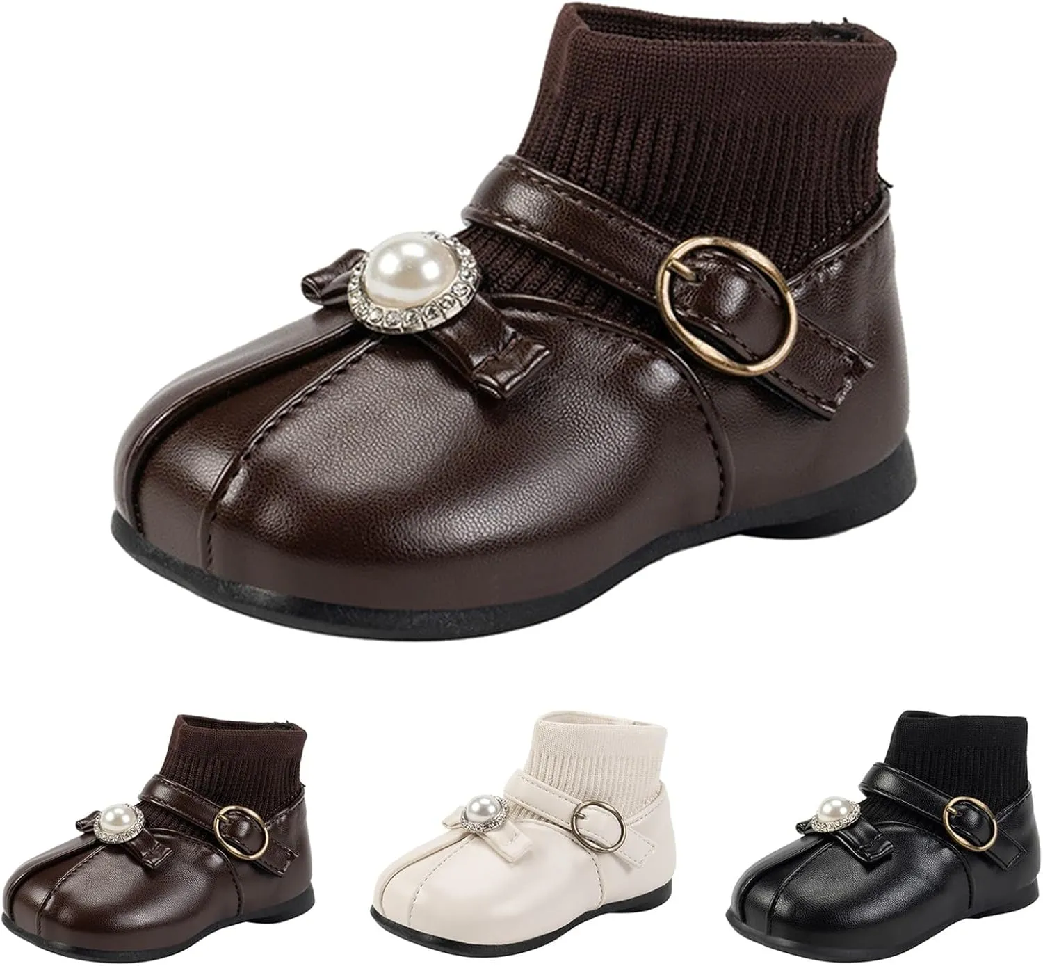 Kids Girls Ankle Bootie Girls Spring Autumn Winter Short Boots Little Girl Flying Woven Princess Classic Hiking Boots