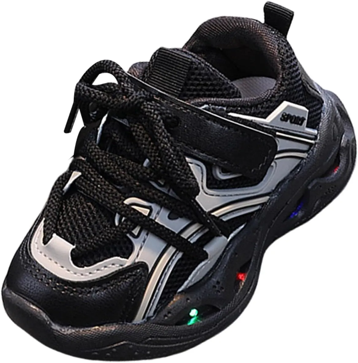Kids Light Up Sneakers Toddler Boys Girls LED Lightweight Breathable Walking Shoes Children Luminous Flashing Shoes