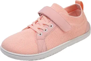 Kids Mesh Running Sneakers Hook Loop Flat Non Slip Breathable Sport Shoes Youth Childrens Athletic Walking Casual Shoes