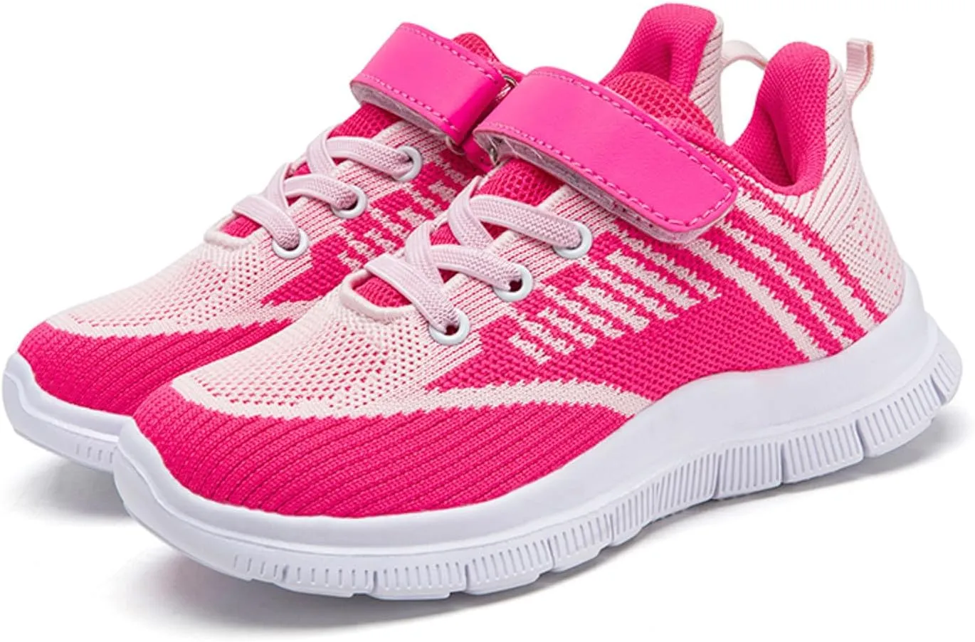 Kids Tennis Shoes for Boys Girls Lightweight Breathable Sneakers Running Athletic Shoes Slip On Fashion Running Sneakers