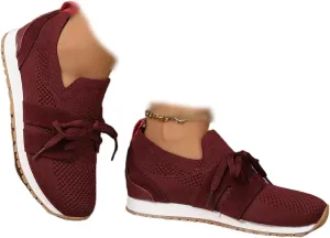 Ladmiple Running Shoes For Women Walking Tennis Shoes Slip On Memory Foam Lightweight Casual Non Slip Gym Athletic Sneakers