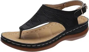 Ladmiple Sandals for Women Fashion Flip Flops Platform Sandal Casual Beach Travel Clip Toe Slipppers Shoes Dressy Summer