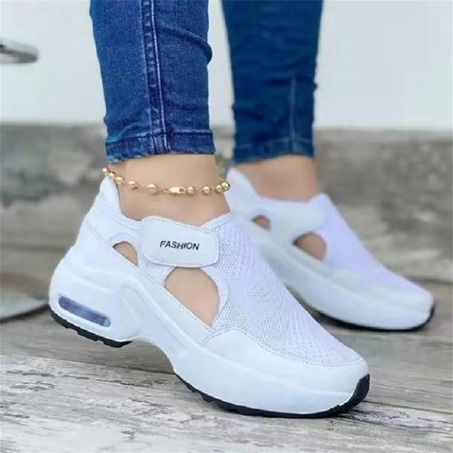 Ladmiple Shoes For Women Sneakers Slip Ons Lace Up Fashion Casual Summer Platform Leather Walking Shoes Flats Loafers