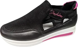 Ladmiple Sneakers For Women Slip On Fashion Comfortable Walking Shoes Dressy Casual Summer Non Slip Flats Loafers