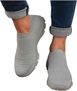 Ladmiple Sneakers For Women Slip On Walking Shoes Dressy Casual Summer Fashion Comfortable Non Slip Flats Loafers