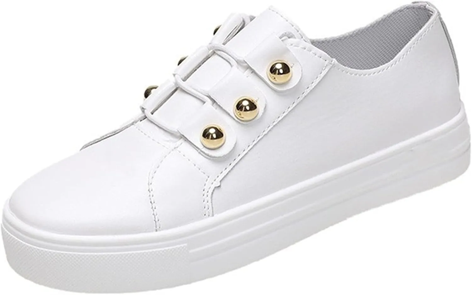 Lausiuoe Flats Shoes Women Black And White Womens Low Top Canvas Sneakers Casual Fashion Running Lightweight Breathable Comfortable Walking Flat Shoes Loafers