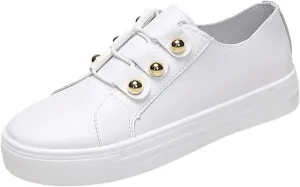 Lausiuoe Flats Shoes Women Black And White Womens Low Top Canvas Sneakers Casual Fashion Running Lightweight Breathable Comfortable Walking Flat Shoes Loafers