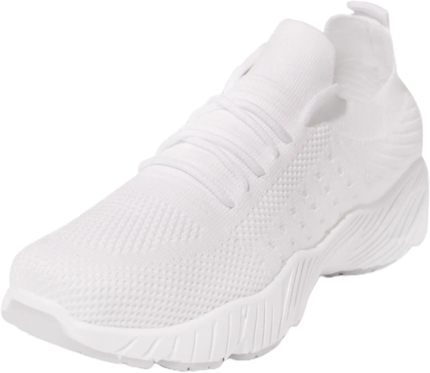 Lausiuoe Running Shoes For Women Arch Support Walking Tennis Shoes Slip On Memory Foam Lightweight Casual Gym Sneakers