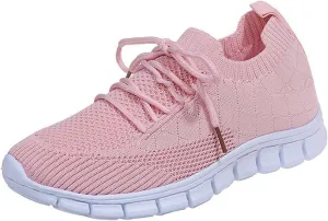 Lausiuoe Sneakers For Women Walking Shoes Slip On Comfort Light Weight Mesh Tennis Shoes Casual Sneakers for Gym Work