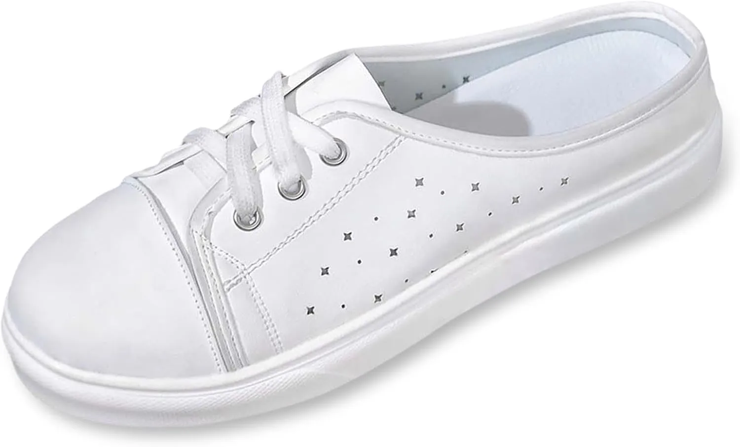 Leisure Women's Soft Sole Non Slip Flat Breathable Slip On Lazy Shoes Slippers Rhinestone Wedge Sandals Women