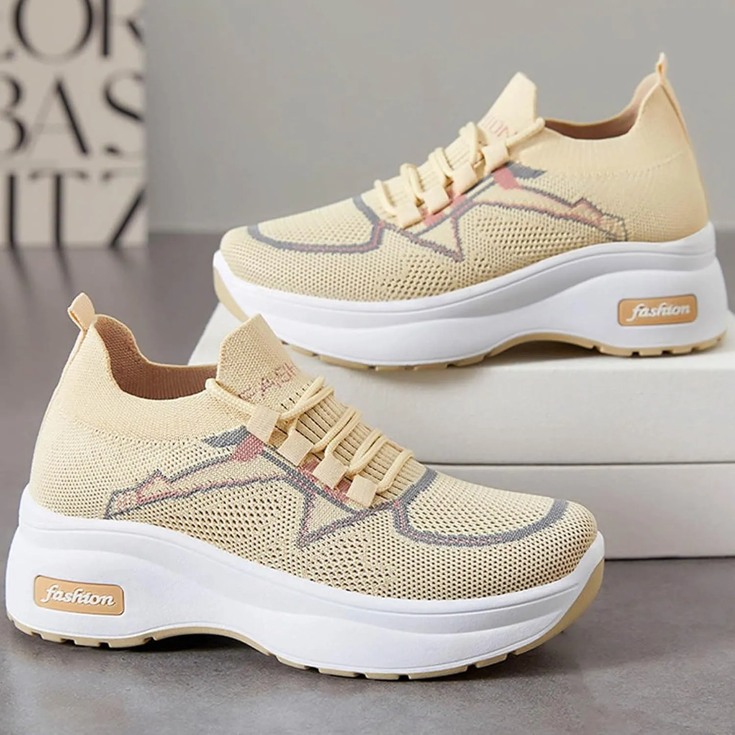 Loafers for Women Casual Women's Comfortable & Lightweight Loafers Slip On Sneakers Flat Cushioned Running Shoes Women