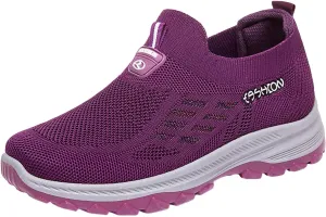 Loafers for Women Casual Women's Comfortable & Lightweight Loafers Slip On Sneakers Flat Womens Hospitality Shoes Women