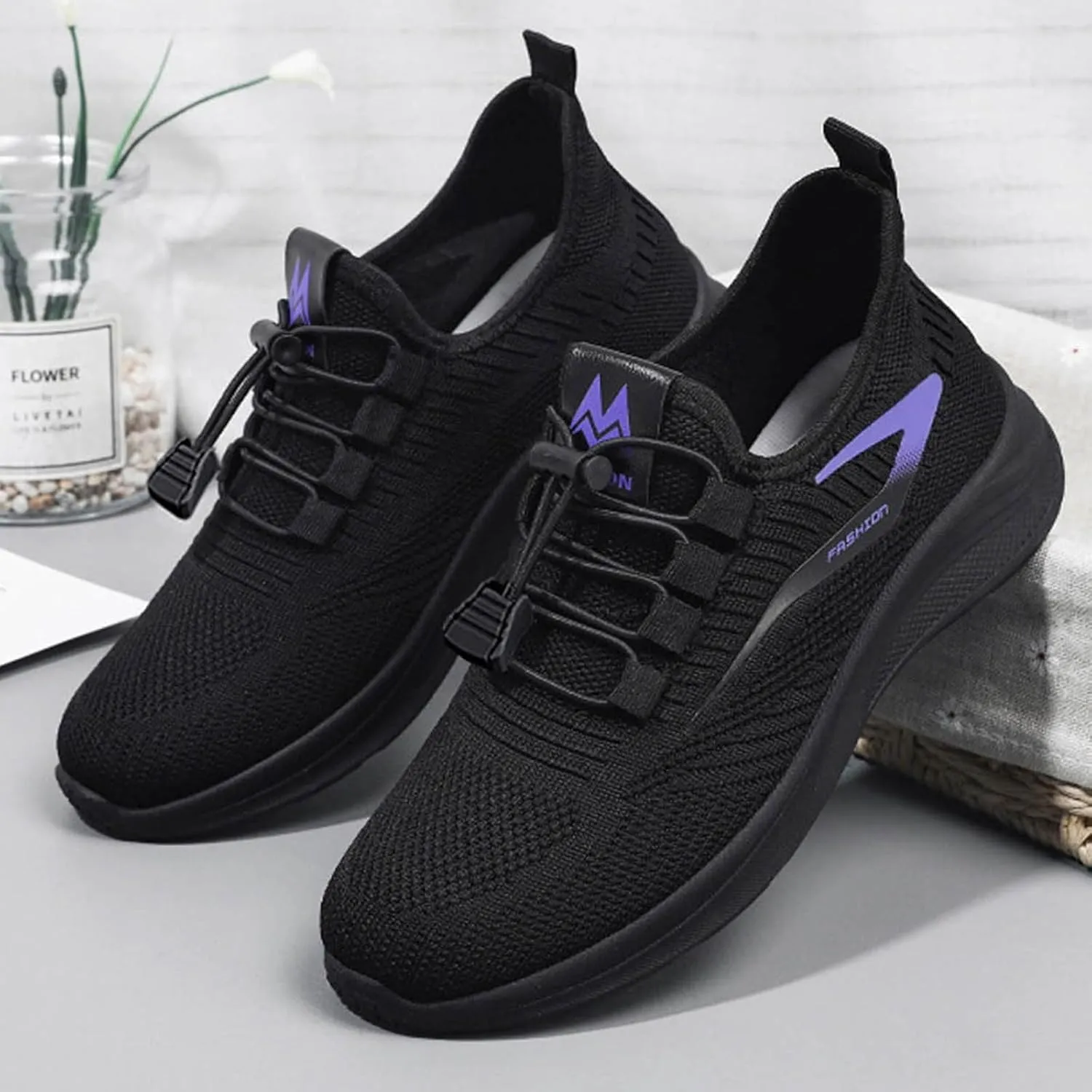 Loafers for Women Casual Women's Comfortable & Lightweight Loafers Slip On Sneakers Womens Wide Width Athletic Shoes