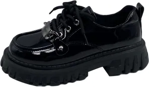 Loafers for Women Women's Black Flat Shoes Comfortable Casual Footwear for Everyday Wear