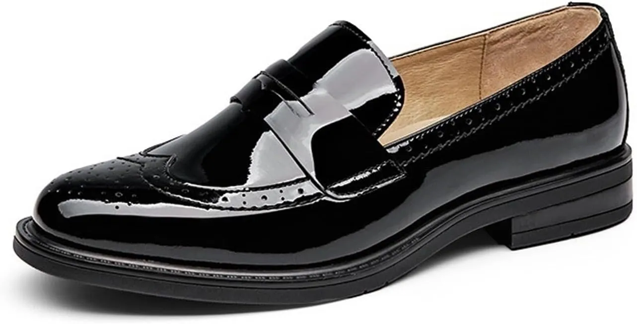 Loafers for Women Women's Round Toe Flat Casual Shoes Comfortable Everyday Footwear