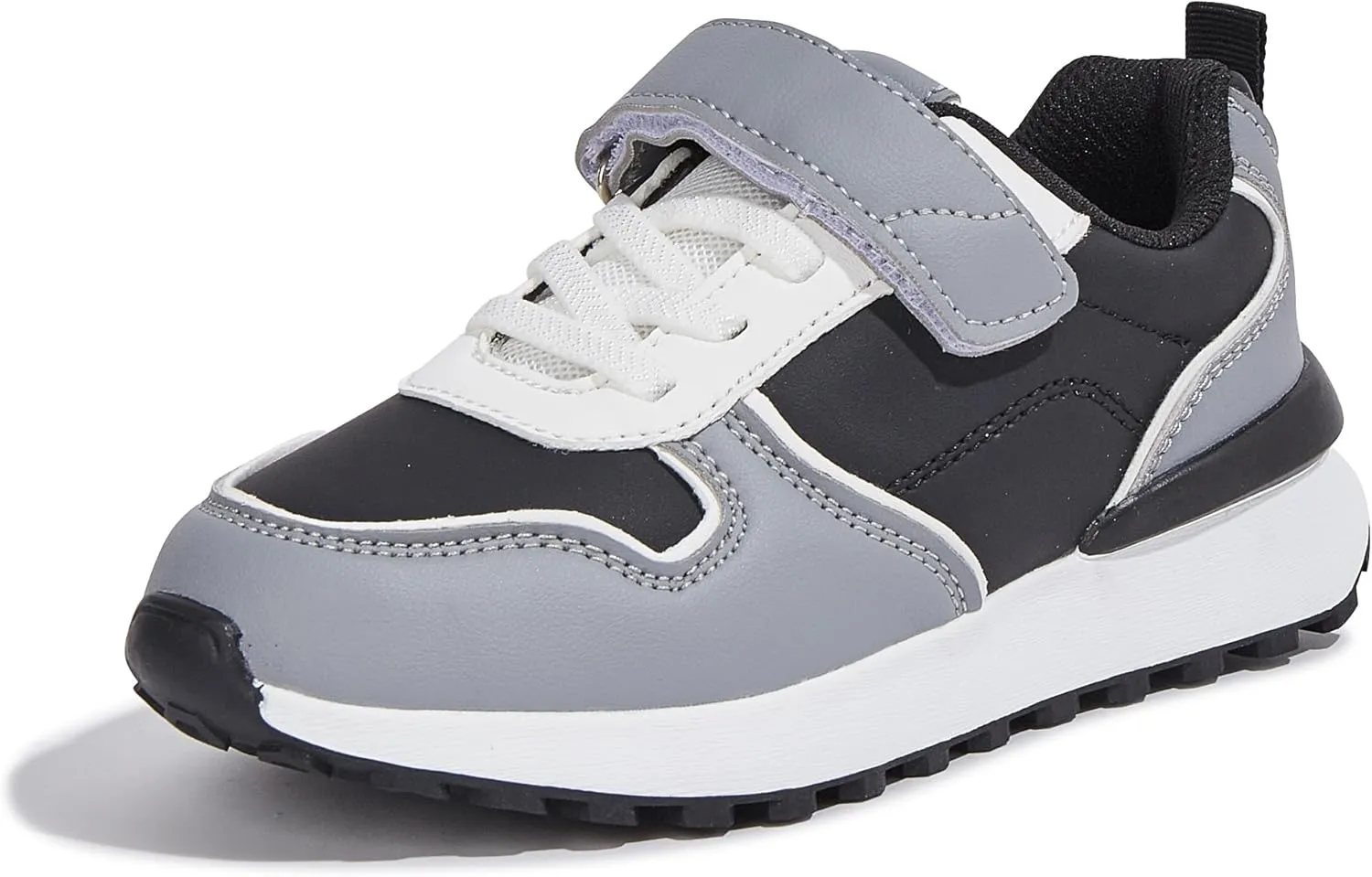 LUCKY STEP Kids Sneakers for Girls Boys Running Non-Slip Tennis Casual Walking Shoes Hook and Loop Unisex-Child Storybook Shoes for Big Kids, Little Kids & Toddlers