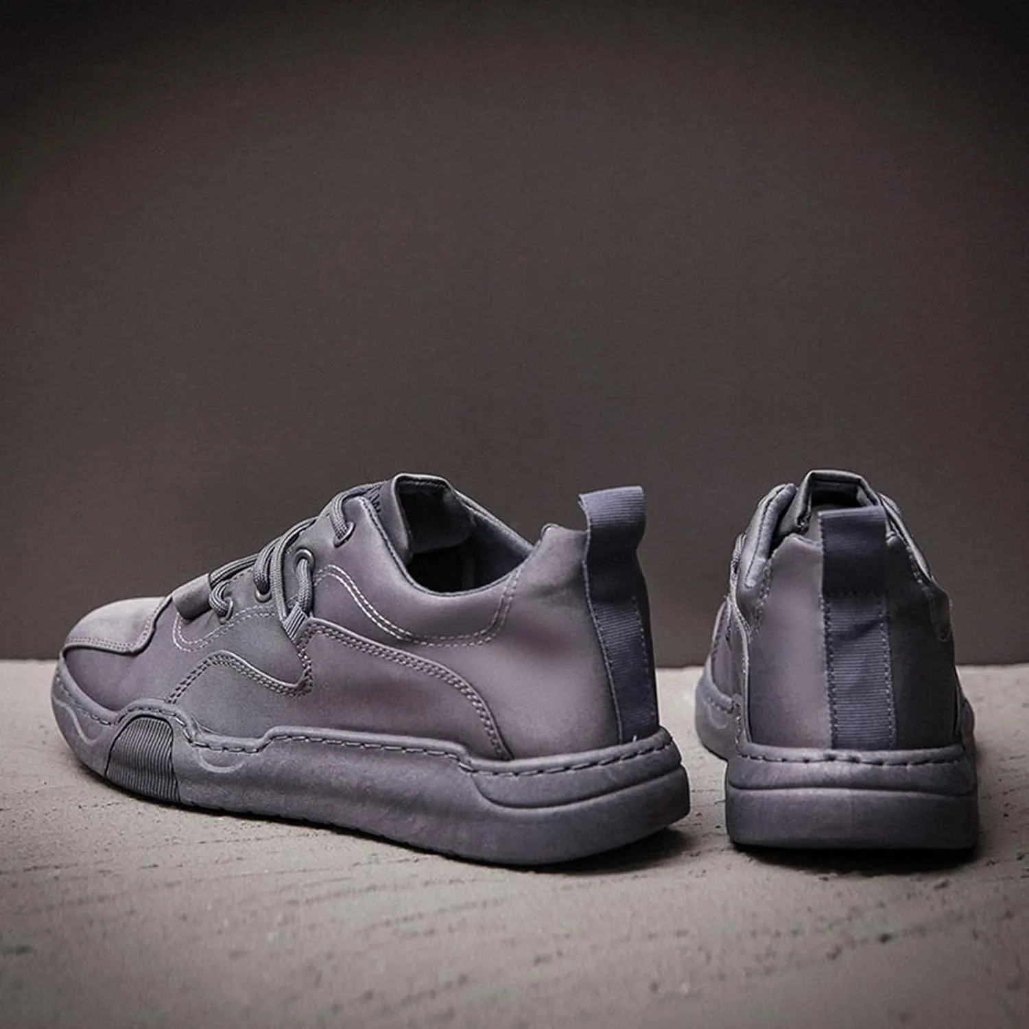 Men Low Top Breathable Ice Silk Casual Mens Lightweight Casual Leather Shoes