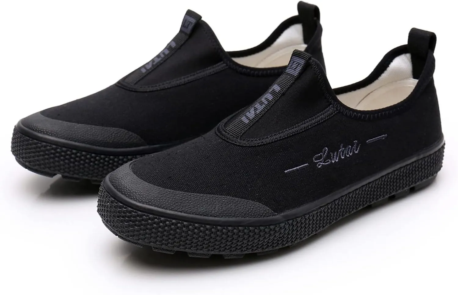 Men Shoes Breathable Canvas Men Shoes Rubber Soled High Top Labor Sneaker Storage Sneaker