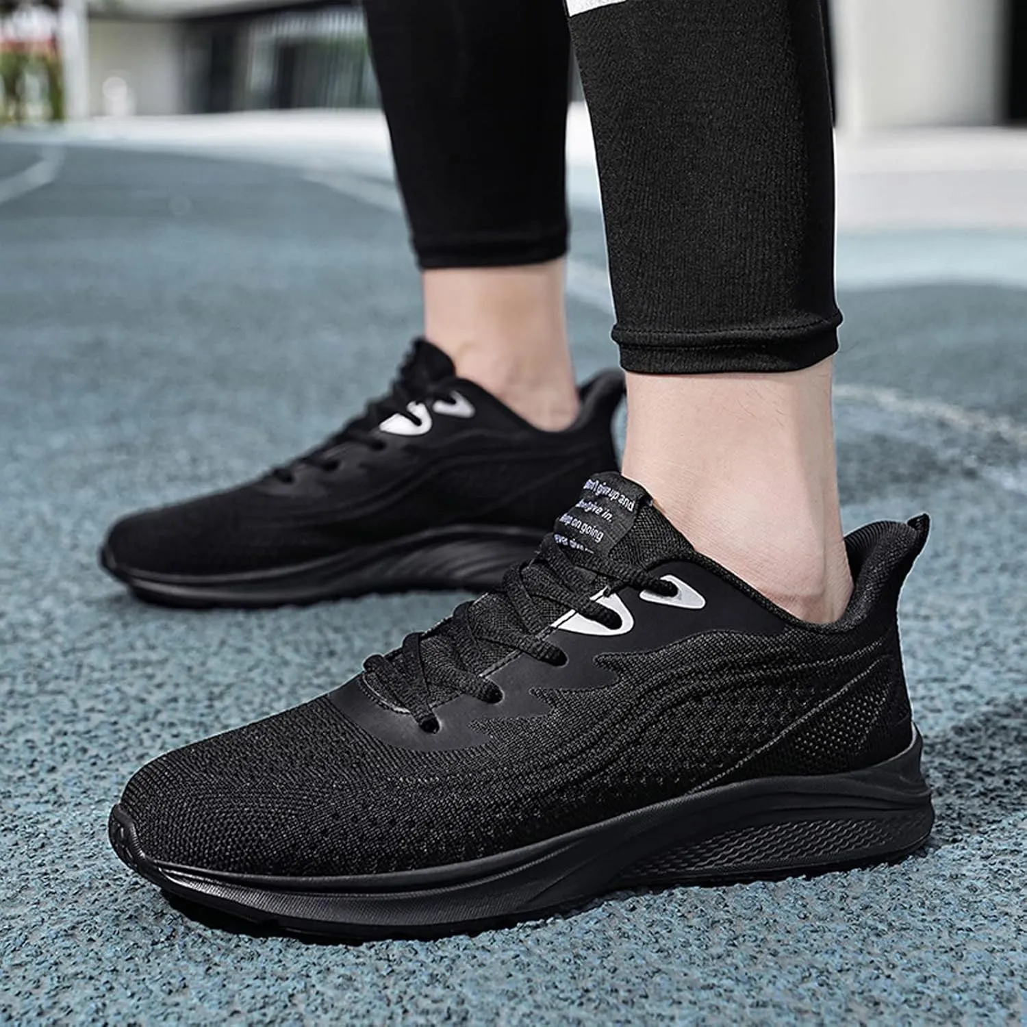 Men Slip on Walking Shoes Casual Dressy Memory Foam Breathable Fashion Sneakers Non Slip Arch Support Vacation Training Gym Shoes Wide Width
