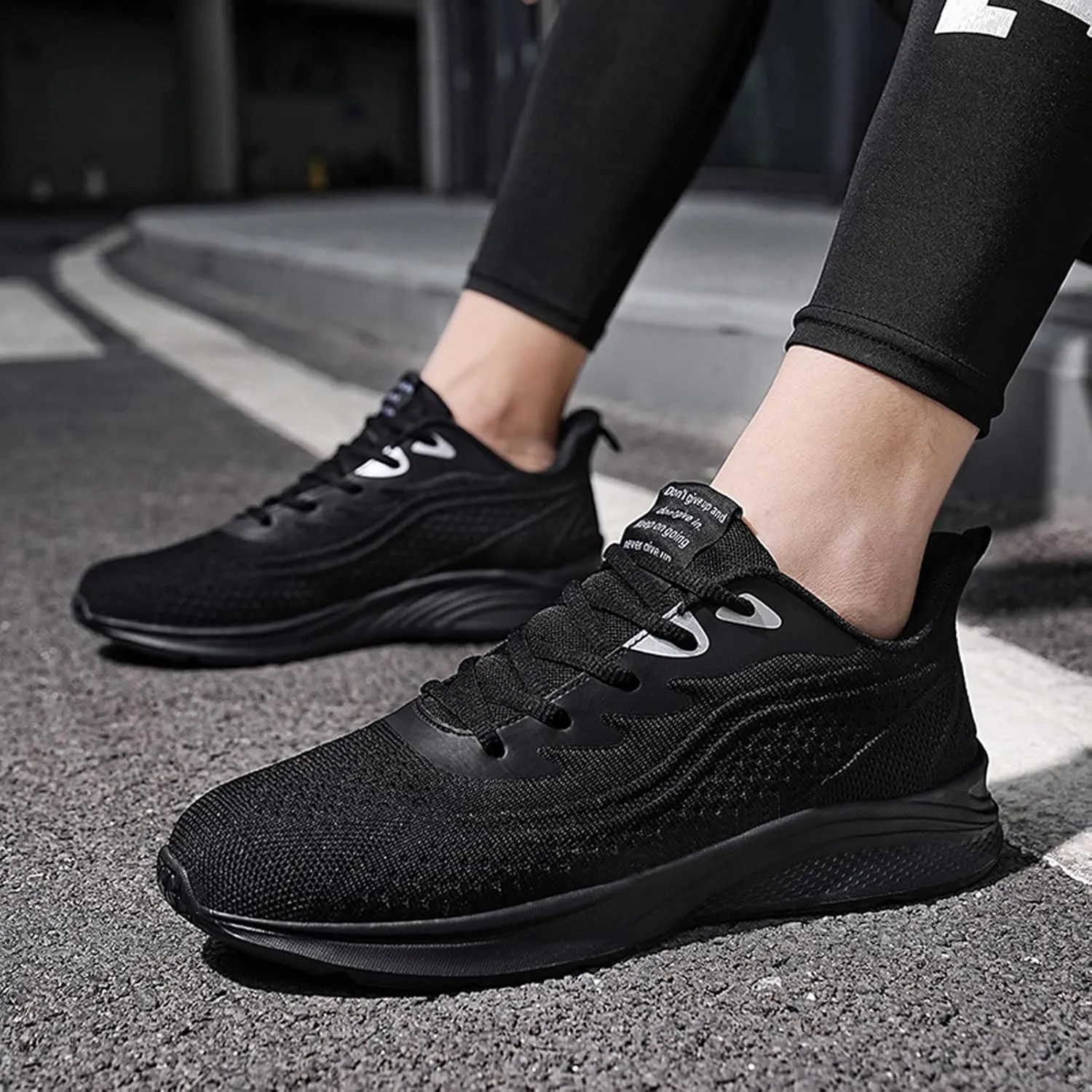 Men Slip on Walking Shoes Casual Dressy Memory Foam Breathable Fashion Sneakers Non Slip Arch Support Vacation Training Gym Shoes Wide Width