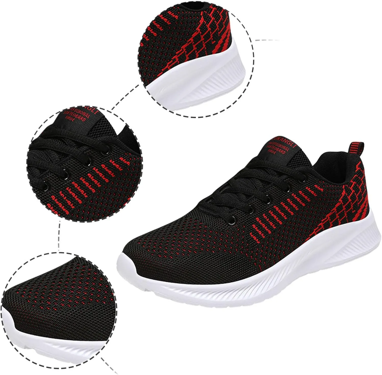 Men Slip on Walking Shoes Casual Dressy Memory Foam Ultra Lightweight Breathable Fashion Sneakers Non Slip Travel Jogging Training Gym Shoes Wide Width
