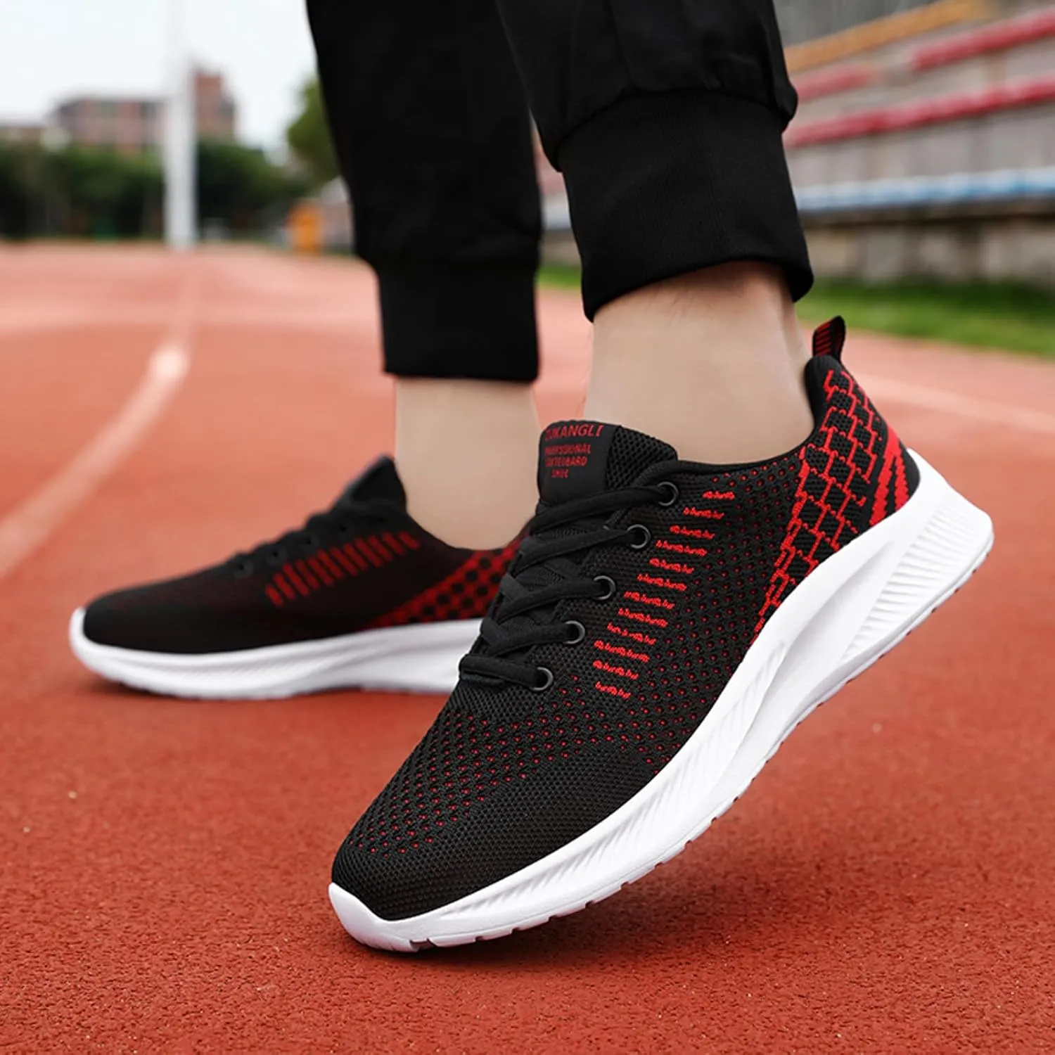 Men Slip on Walking Shoes Casual Dressy Memory Foam Ultra Lightweight Breathable Fashion Sneakers Non Slip Travel Jogging Training Gym Shoes Wide Width