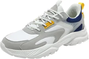 Men Sneakers Mesh Breathable Comfortable Outdoor Casual Thick Bottom Flat Comfortable Sports Mens Sneaker Boots