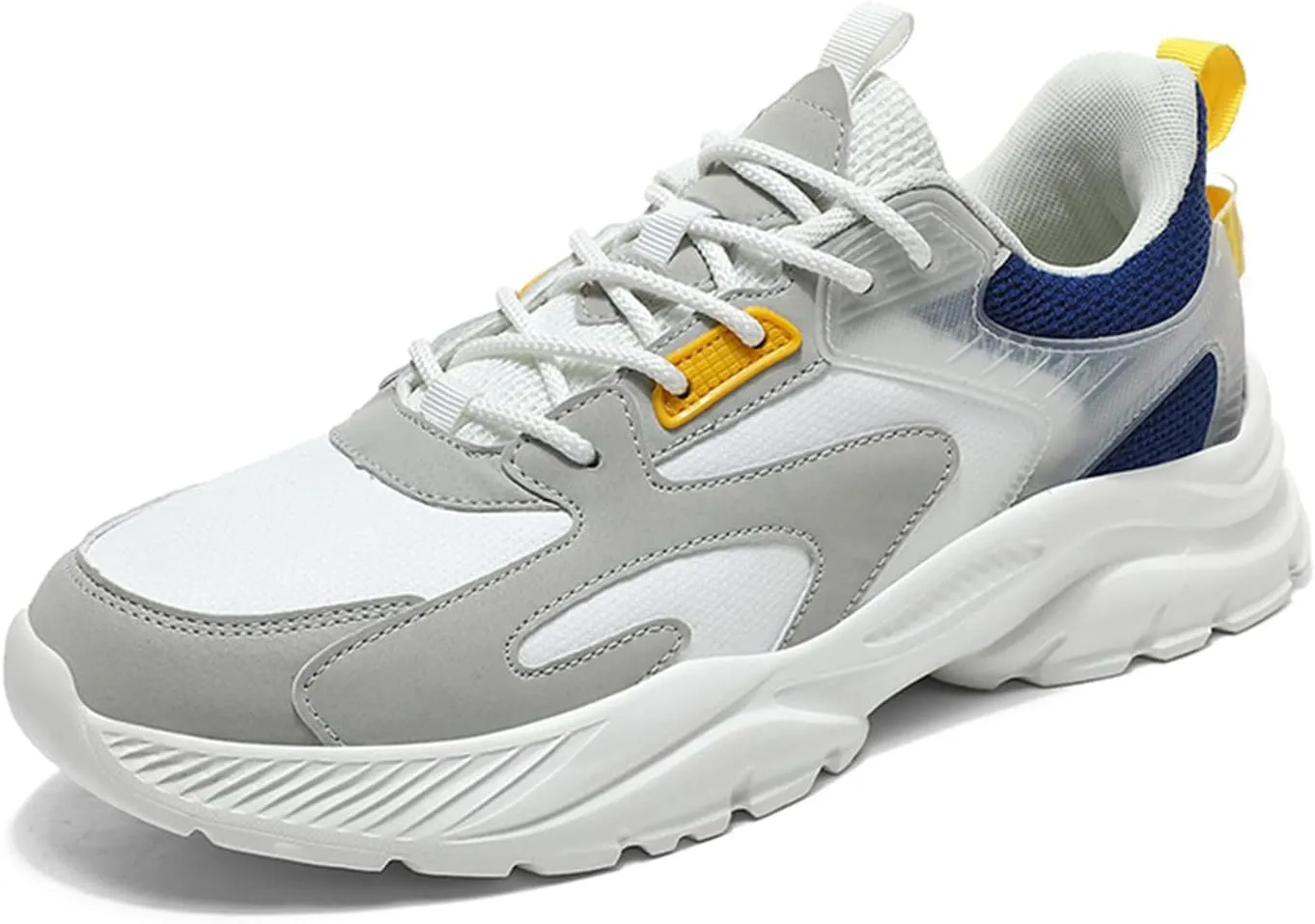 Men Sneakers Mesh Breathable Comfortable Outdoor Casual Thick Bottom Flat Comfortable Sports Mens Sneaker Boots