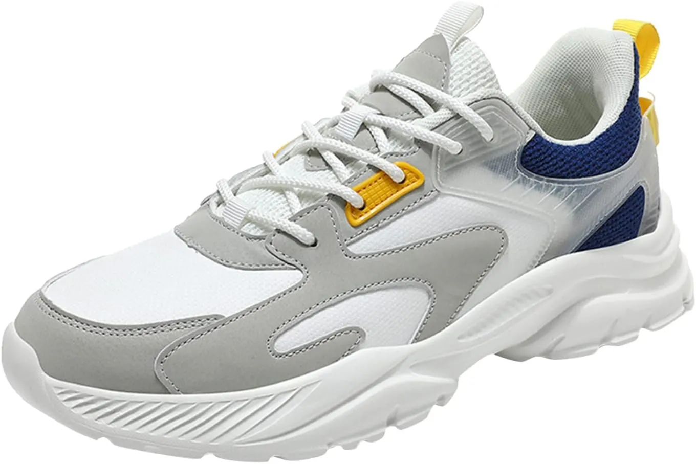 Men Sneakers Mesh Breathable Comfortable Outdoor Casual Thick Bottom Flat Comfortable Sports Mens Sneaker Boots