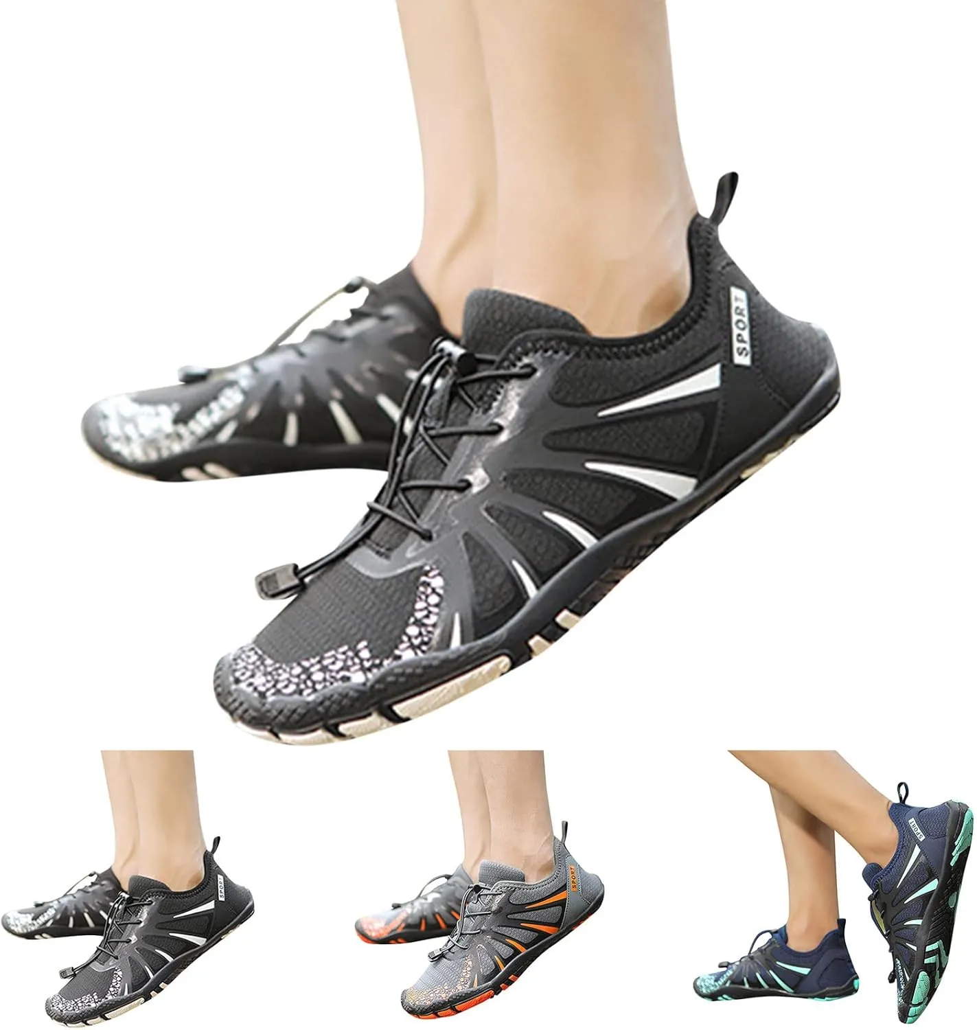 Men Sports Shoes Fashion New Pattern Wading Quick Drying Breathable Swimming Shoes Fitness Mens Fashion Sneaker