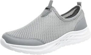 Men Sports Shoes Fashionable New Pattern Mesh Hollow Breathable Comfortable Flat Bottom Lightweight Sneaker Crease Men