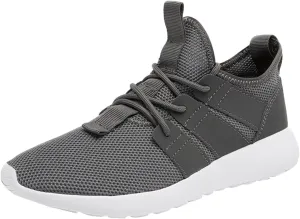 Mens Breathable Lace Up Running Shoes Breathable Mesh Comfortable Tennis Shoe Breathable Lace Up Shoes for Men
