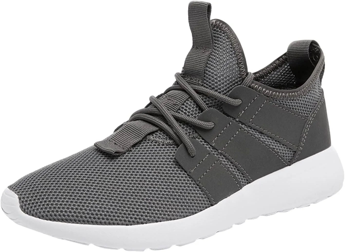 Mens Breathable Lace Up Running Shoes Breathable Mesh Comfortable Tennis Shoe Breathable Lace Up Shoes for Men