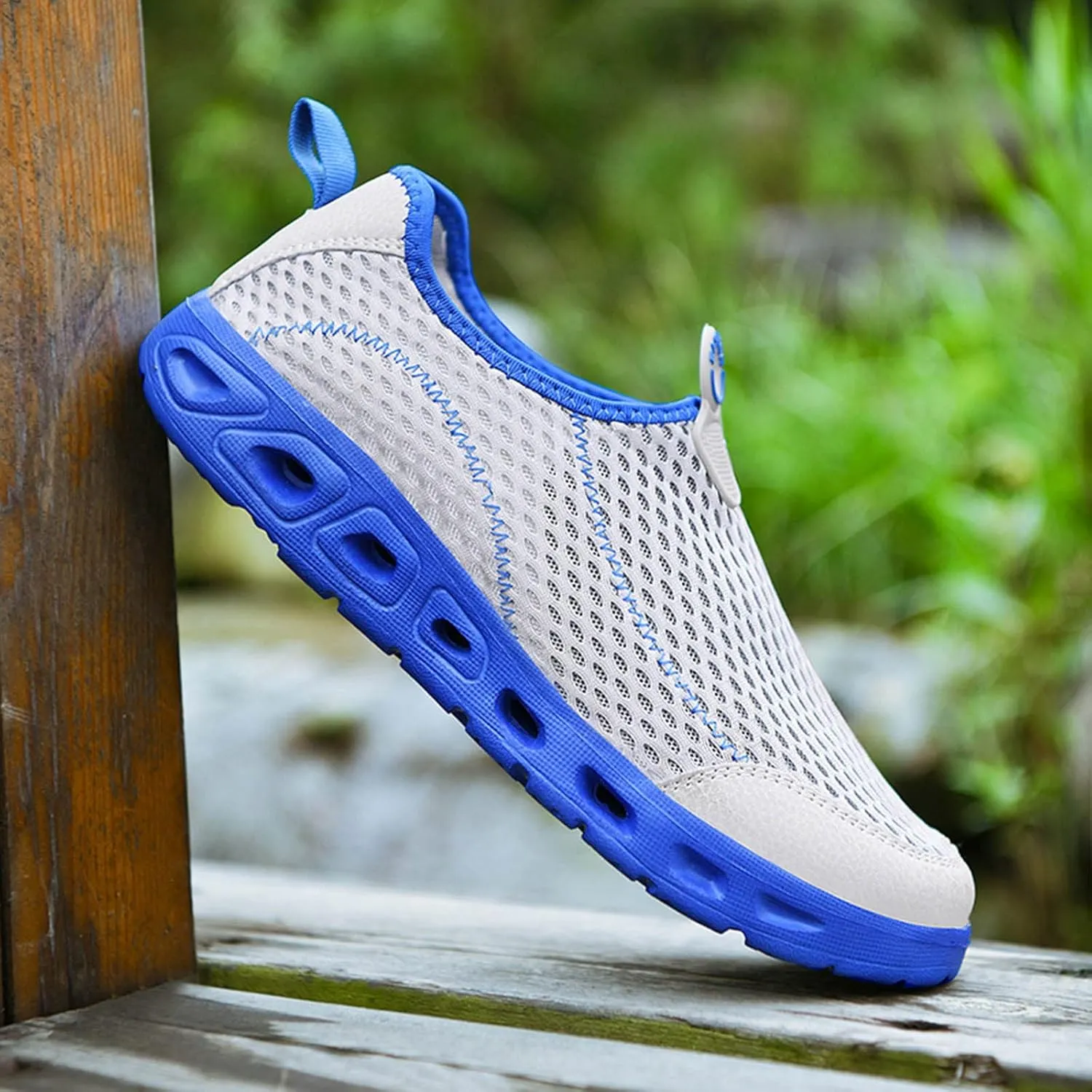 Mens Breathable Slip on Dress Shoes Casual Sneaker Mesh Breathable Walking Shoe Business Casual Versatile Shoes