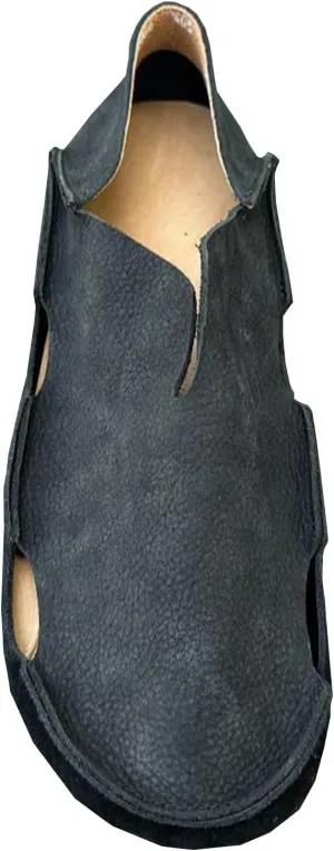 Mens Breathable Soft Walking Shoes Genuine Leather Retro Handmade Slip on Loafers Comfortable Driving Shoes